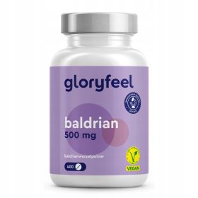   Valeriana Gloryfeel - 400 Compresse Vegane per il Rilassamento e il Sonno
