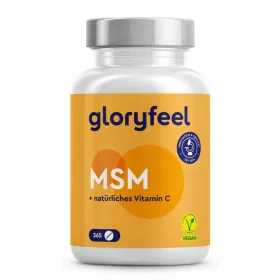   Integratore MSM e Vitamina C Naturale - 360 Compresse per 6 Mesi da gloryfeel
