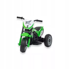    Moto Cross Honda CRF 450R Verde 3 ruote Triciclo Audio Clacson
