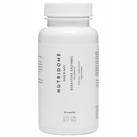   Enzimi Digestivi Nutridome con Bromelaina, Lattasi, Alfa-Amilasi, Lipasi - 60 Capsule