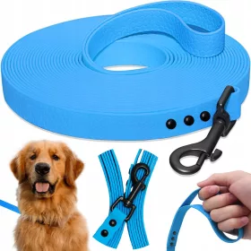    GUINZAGLIO DA ADDESTRAMENTO PER CANI PER ADDESTRAMENTO NASTRO FORTE CORDA IN BIOTHANE PVC 5m