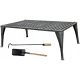  Griglia per camino in ghisa 63x36 per grande forno grill pala attizzatoio
