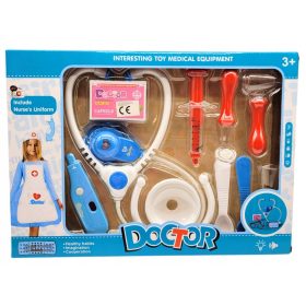    SET MEDICO PER BAMBINI ELETTRONICO più COSTUME DA INFERMIERA