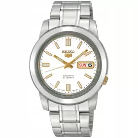    Orologio Seiko 5 Automatic SNKK07K1, argento, quadrante bianco