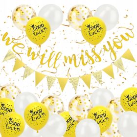    Set di decorazioni per palloncini ghirlanda banner per la festa d'addio