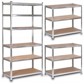    Scaffale da magazzino in metallo Humberg 222 x 110 x 50 cm max 150 kg per ripiano