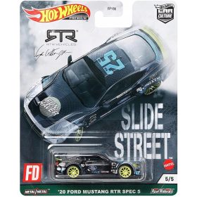    Auto Hot Wheels Premium Car Culture Slide Street '20 Ford Mustang RTR SPEC 5