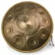  Tamburo Handpan Hangdrum, decorato a mano, 22 pollici, 10 suoni