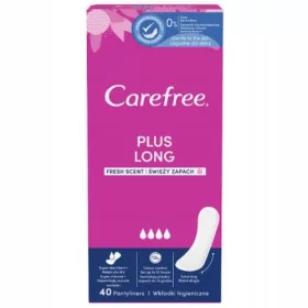  Salvaslip Carefree Plus Long profumo fresco 40 pezzi