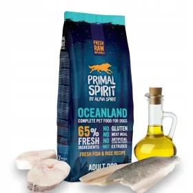    Cibo secco per cani allergici Primal Spirit Oceanland pesce 12 kg