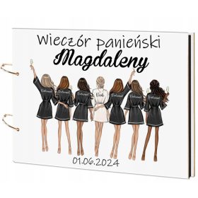    ALBUM DEI RICORDI ADDIO AL BACHELORETTE PER FOTO REGALO MATRIMONIO ORIZZONTALE