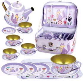   SERVIZIO DA TÈ IN VALIGIA LIS LISEK BROCCA VASSOIO PIATTI TAZZA
