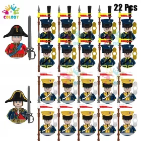    Giocattoli per bambini La linea di fanteria delle guerre napoleoniche blocca i lancieri francesi