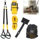  FASCE DA ESERCIZIO TRX CROSSFIT CINTURE DA ALLENAMENTO FITNESS SET CON ACCESSORI