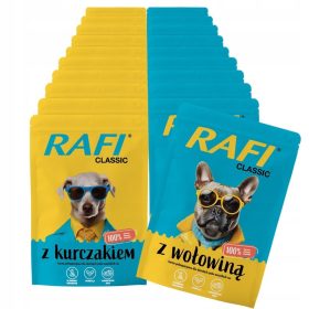    RAFI CLASSIC Cibo umido per cani Dolina Noteci mix di gusti 20 x 400g