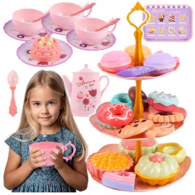    Servizio da Caffè Set da Tè Caffè per Bambini in Valigia 38 pz Statore Z970