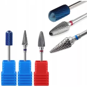    3x CONO CILINDRO PER ALBERO DI NATALE CON FRESA IN CARBURO CENTRATO