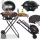  GRILL ELETTRICO DA APPOGGIO 2IN1 GIARDINO BALCONE PIEGHEVOLE 2400W 190 °C