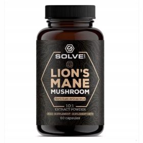   Capsule di Estratto di Criniera di Leone 10:1 - 60 Caps - Supporto Cognitivo e Nervoso