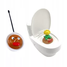    Mini giocattolo da toilette con getto d'acqua, giocattolo da bagno creativo, giocattolo da toilette con getto d'acqua