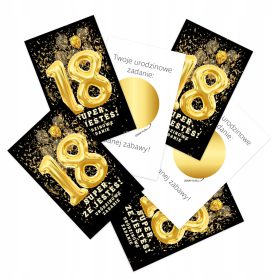    50 gratta e vinci con compiti 18° compleanno Regalo divertente per gli ospiti Grazie