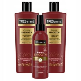    Tresemme Keratin Shampoo 2x400ml + Tresemme Keratin Spray 200ml in omaggio