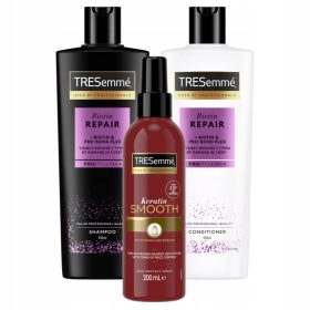    Tresemme Biotin Shampoo 400ml Biotina Balsamo 400ml + Tresemme Keratin Spray