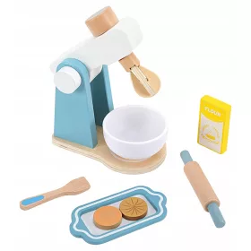    Giocattolo educativo MIXER IN LEGNO FRULLATORE DA CUCINA PER BAMBINI 3+
