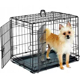    Gabbia per cani Preston in acciaio verniciato a polvere di piccola taglia 44 x 60 x 50 cm