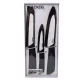  Set di coltelli Ikea HACKIG in una scatola, 3 pezzi.