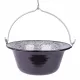  VASO SOSPESO SMALTATO UNGHERESE 8 L Perfect Home NERO