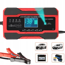    BATTERIA Raddrizzatore Microprocessore Caricabatterie da auto 12V 10A
