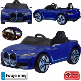    Auto elettrica per bambini BMW i4 a batteria, telecomando PA0310 NI