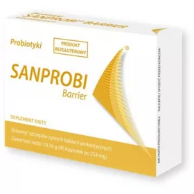   Sanprobi Barrier - Probiotico con 8 Ceppi di Batteri per Adulti e Bambini, 40 Capsule