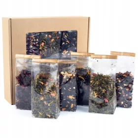  Un set di tè in REGALO in una scatola, mix di tè