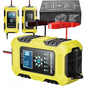    RADDRIZZATORE PER BATTERIA DA AUTO A 7 STADI CON FUNZIONE RIPARAZIONE 12/24V