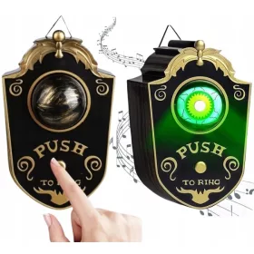    EYE CAMPANELLO PER PORTA UN OCCHIO SUONI SCINTILLANTI DECORAZIONE ORNAMENTO DI HALLOWEEN