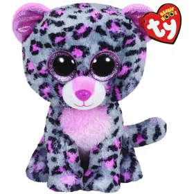  Gattino grigio e rosa mascotte Tasha Pupilki TY - 24 cm
