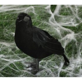  Decorazione corvo Guirca 25 cm nero