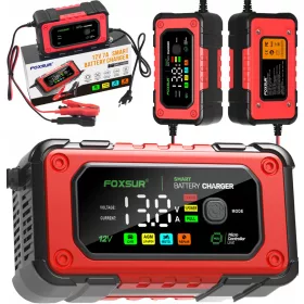    RADDRIZZATORE AUTOMATICO PER BATTERIA + FUNZIONE RIPARAZIONE 12v 7A