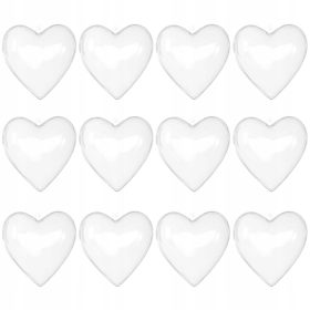    Cuore in acrilico da 8 cm per decorare la pallina a forma di cuore