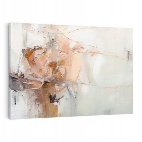   Quadro su Tela 120x80 cm, Texture Astratta in Olio, Stampa Premium UV Resistenti