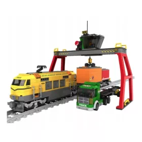    Blocchi di costruzione Gru ferroviaria Mr. and Mrs. Gadget 792 pz.