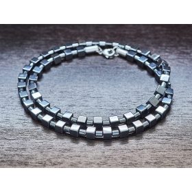    Collana in ematite, perline 6mm / lunghezza tra cui scegliere