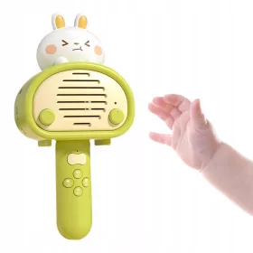    Microfono per bambini Giocattoli musicali per bambini Simpatico coniglio
