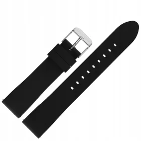    Inserisci cinturino per orologio in silicone 18 mm installazione rapida - Nero