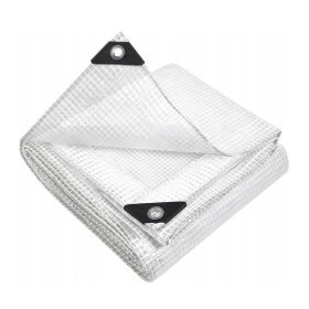   Plandeka Ochronna Uniwersalna, Zbrojona, Transparentna UV - Mocna i Wielofunkcyjna