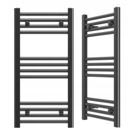    Radiatore da bagno ad acqua Granitan 273 W 400 x 800 mm nero