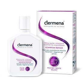   Shampoo Dermena Repair Rinforzante e Rigenerante per Capelli Secchi e Danneggiati