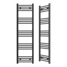    Radiatore da bagno elettrico Granitan 464 W 400 x 1400 mm nero